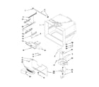 Kenmore Elite 59677602804 freezer liner parts diagram