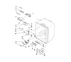 Kenmore Elite 59677603804 refrigerator liner parts diagram