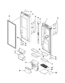 Refrigerator door parts