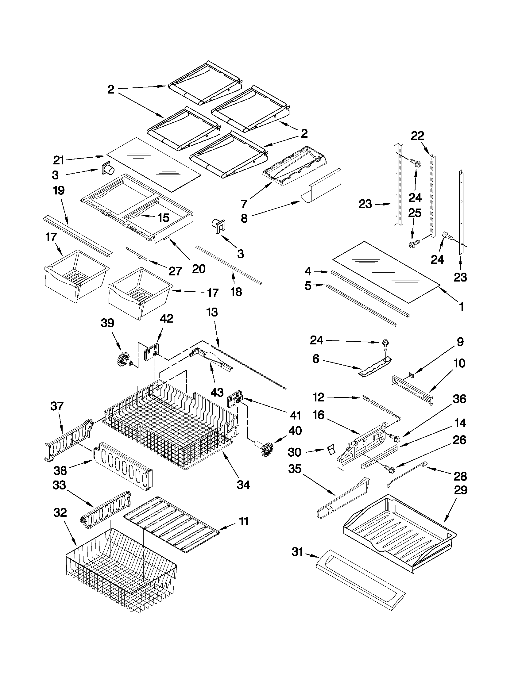 SHELF PARTS