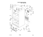 Kenmore Elite 59678582804 cabinet parts diagram