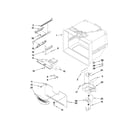 Kenmore Elite 59678582804 freezer liner parts diagram