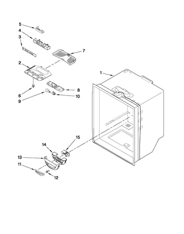 Refrigerator liner parts