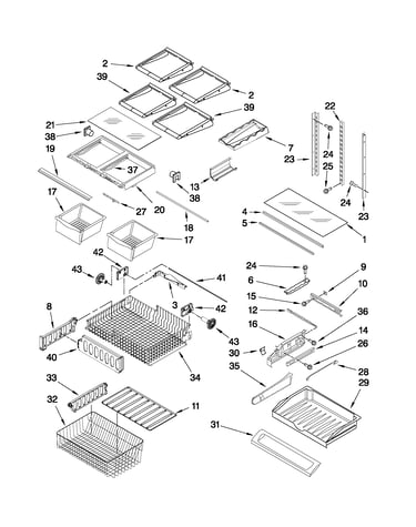 Shelf parts