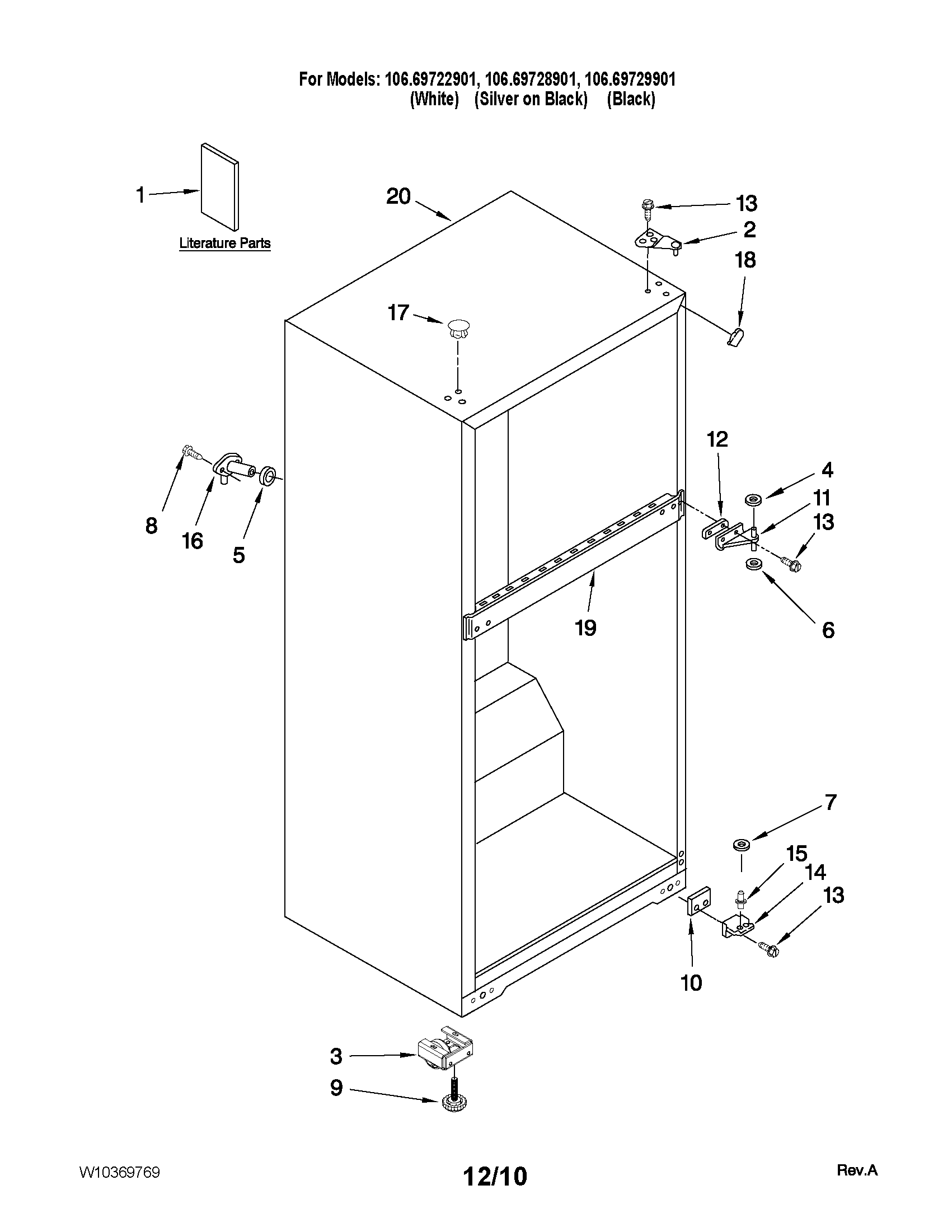 CABINET PARTS