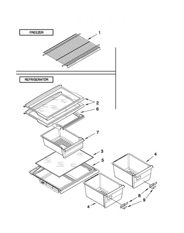 Shelf parts