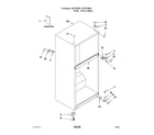 Kenmore 10679728901 cabinet parts diagram