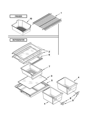 Shelf parts