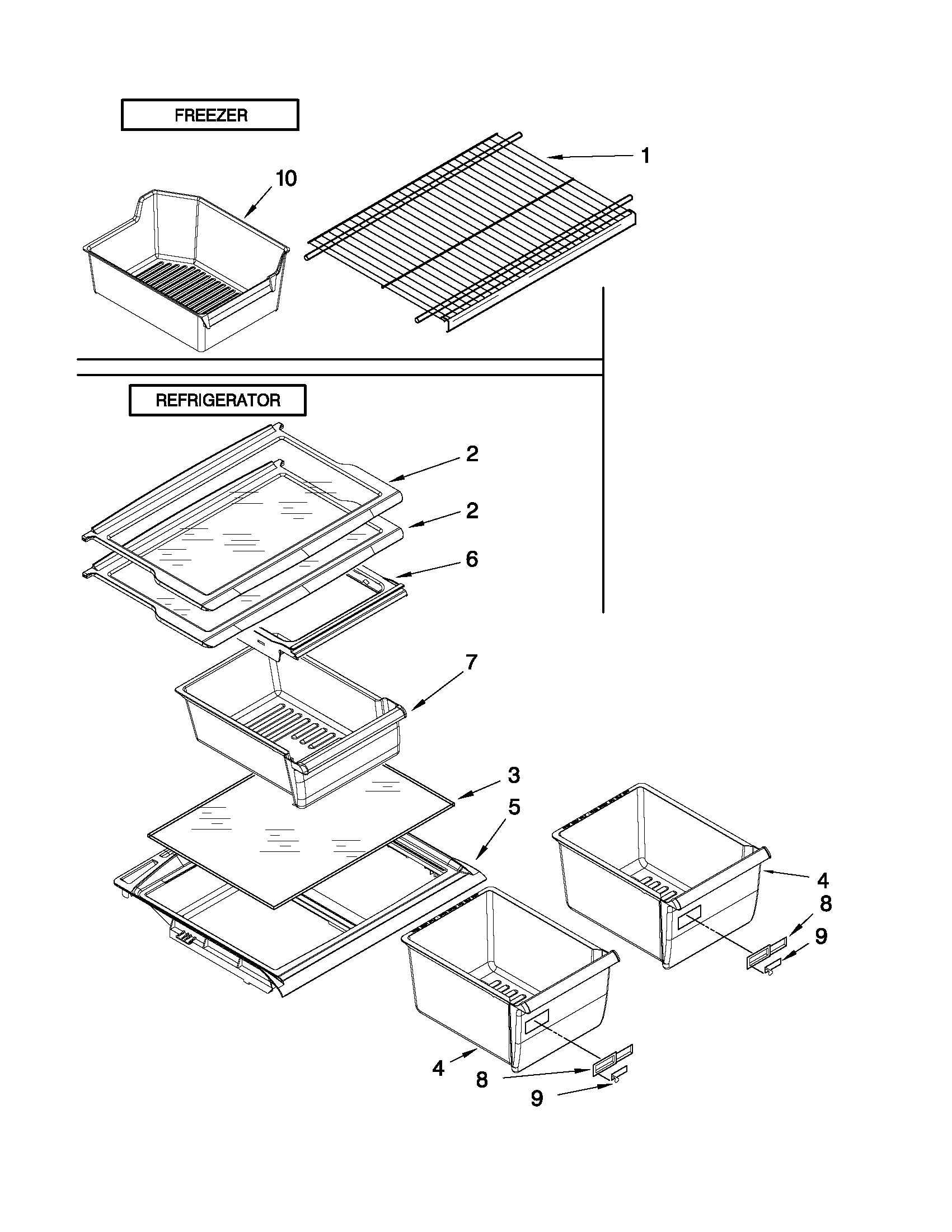 SHELF PARTS