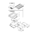 Kenmore 10670529901 shelf parts diagram