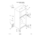 Kenmore 10632853010 cabinet parts diagram