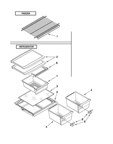 Shelf parts