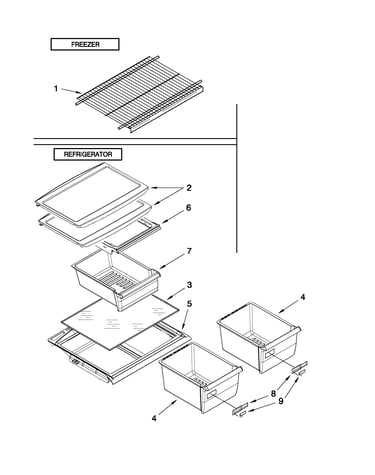 Shelf parts