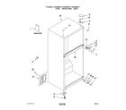 Kenmore 10632889010 cabinet parts diagram