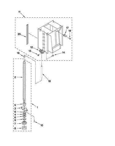 Powerscrew and ram parts