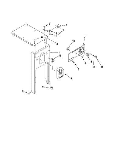 Panel and control parts