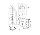 Kenmore 11021112011 basket and tub parts diagram