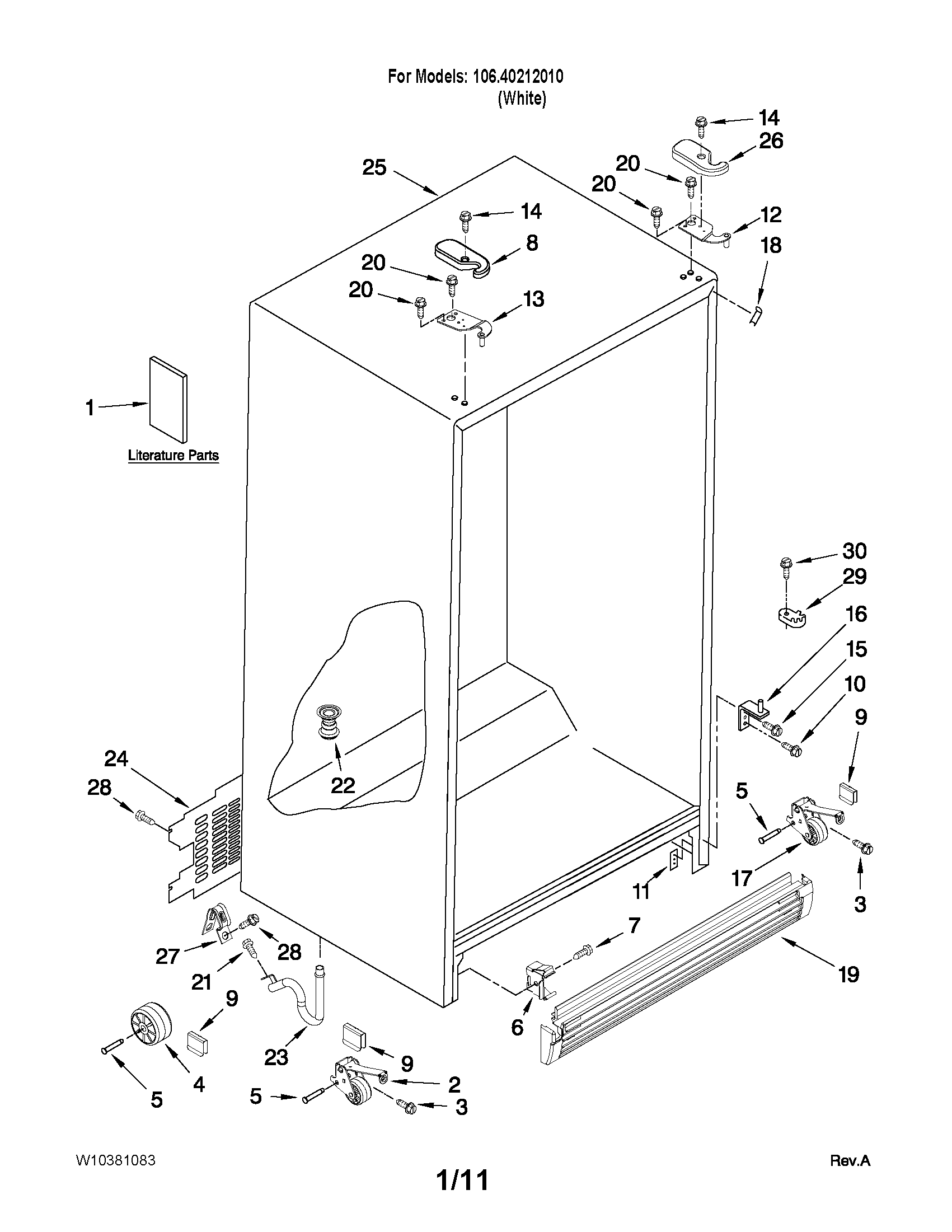 Cabinet parts