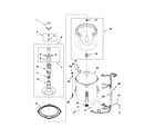 Kenmore 11021182011 basket and tub parts diagram
