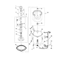 Kenmore 11021202011 basket and tub parts diagram