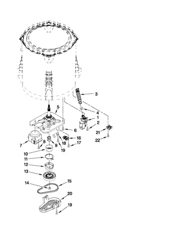 Gearcase, motor and pump parts