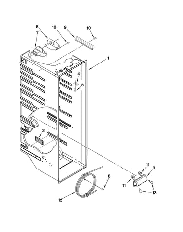 Refrigerator liner parts