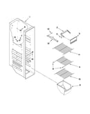 Freezer liner parts