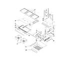 Kenmore 59679242012 shelf parts diagram