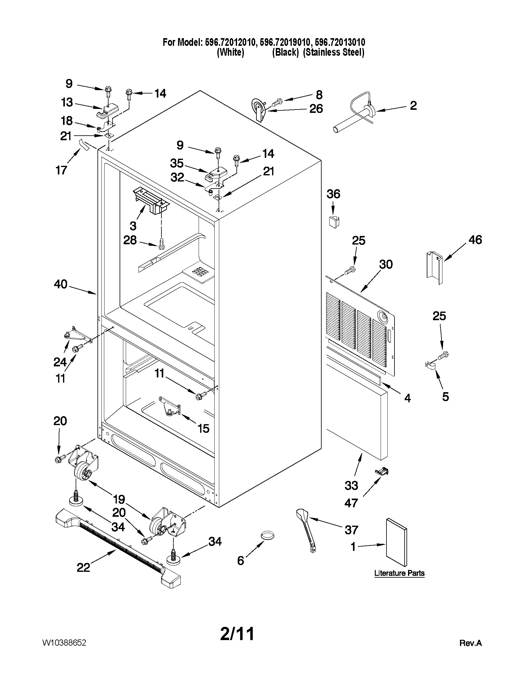 CABINET PARTS