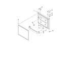 Kenmore 59665234403 freezer door parts diagram