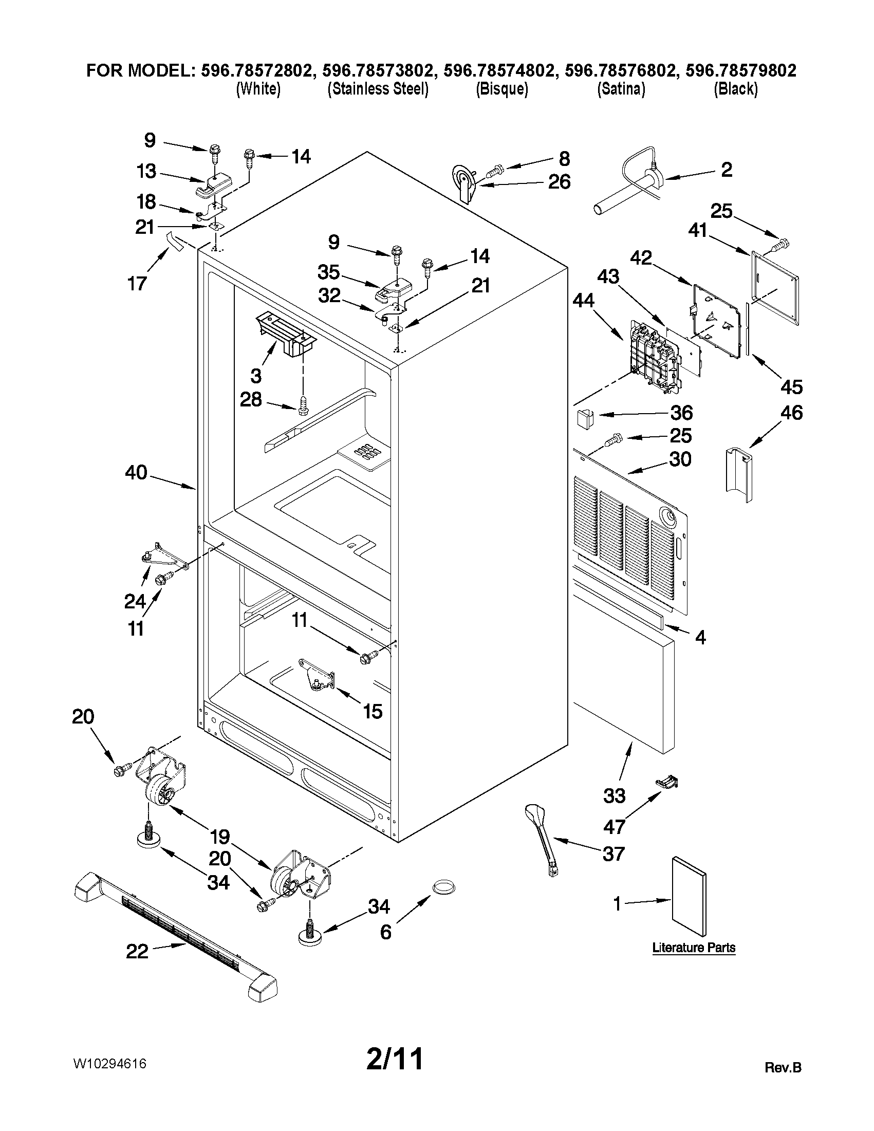 CABINET PARTS