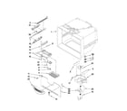 Kenmore Elite 59678573802 freezer liner parts diagram
