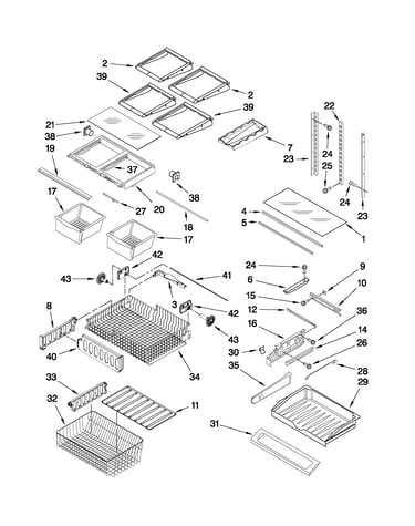 Shelf parts