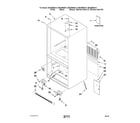 Kenmore 59669983010 cabinet parts diagram