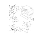 Kenmore 59669980010 freezer liner parts diagram