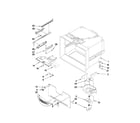 Kenmore Elite 59678283802 freezer liner parts diagram
