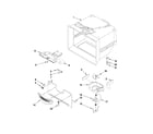 Kenmore 59669933010 freezer liner parts diagram