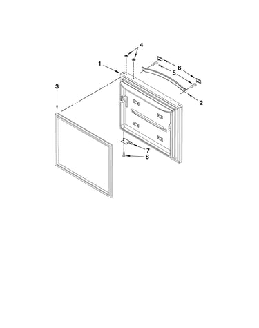 Freezer door parts