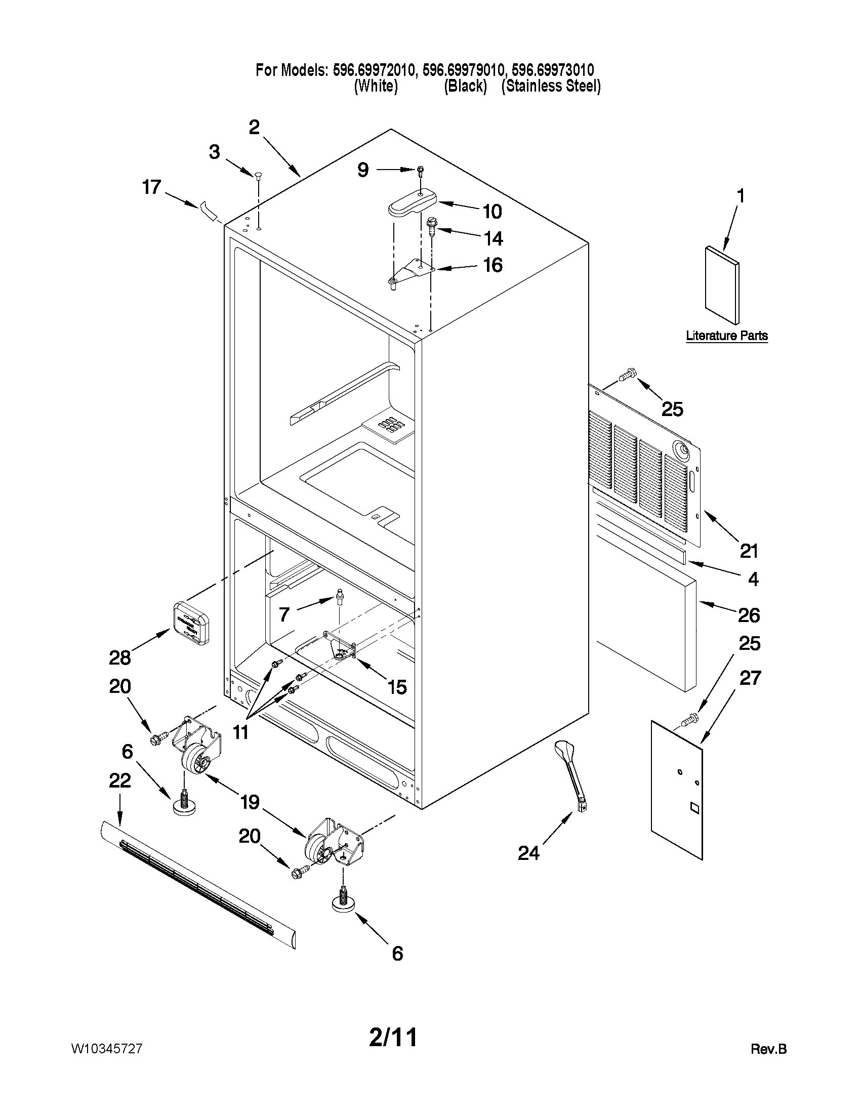 CABINET PARTS