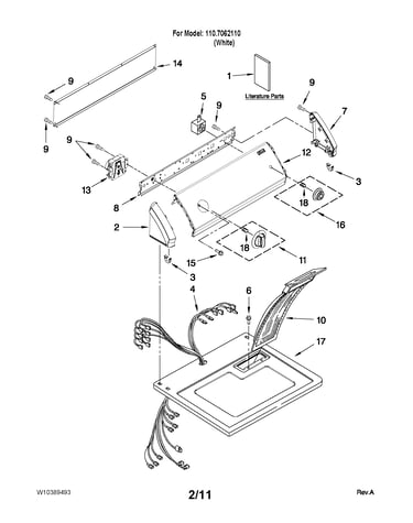 Top and console parts