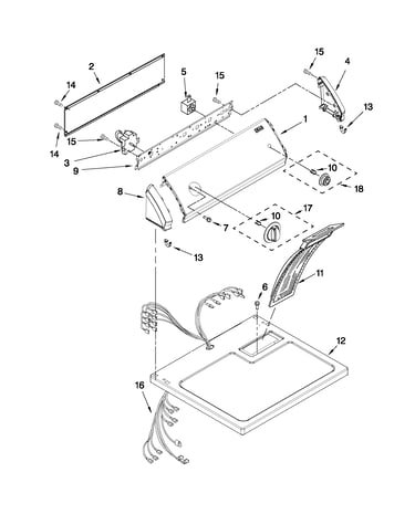 Top and console parts