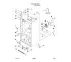 Kenmore 59679243012 cabinet parts diagram