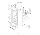 Kenmore 59679549012 cabinet parts diagram