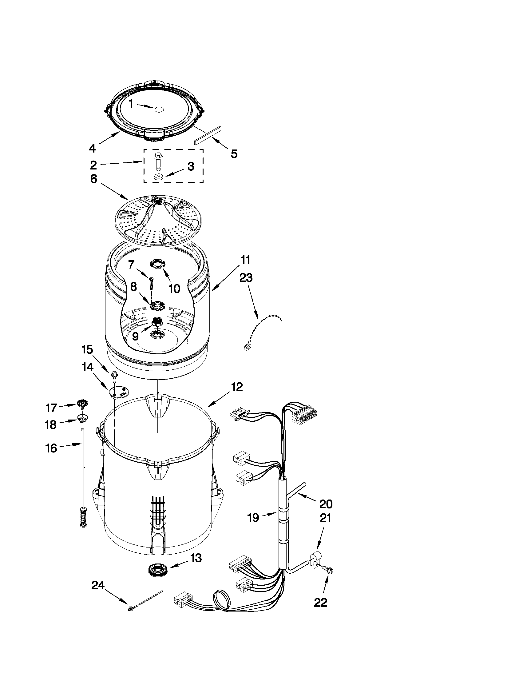 BASKET AND TUB PARTS