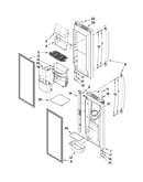 Refrigerator door parts