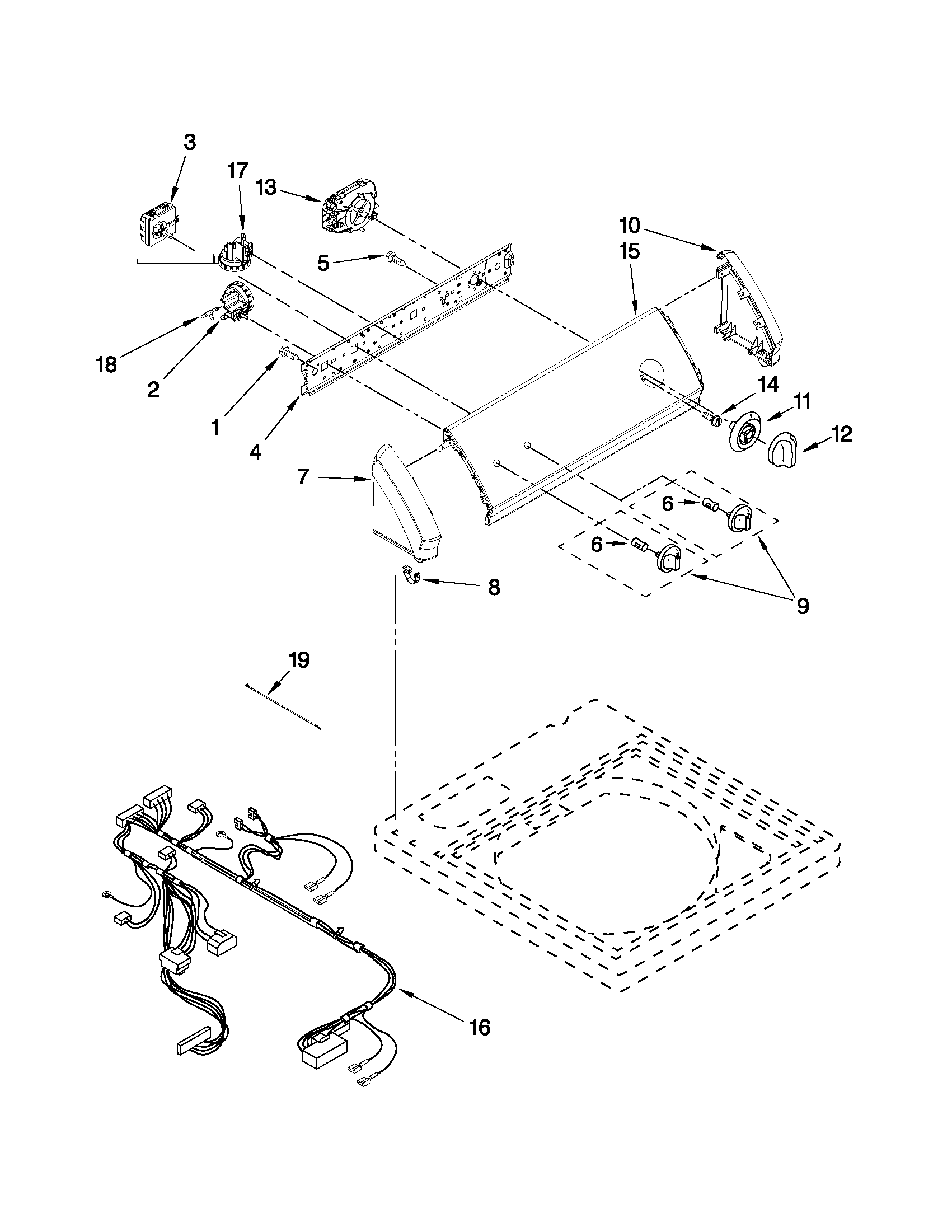 Control panel parts