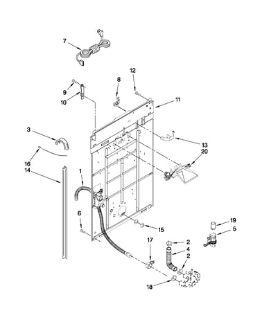 Rear panel parts