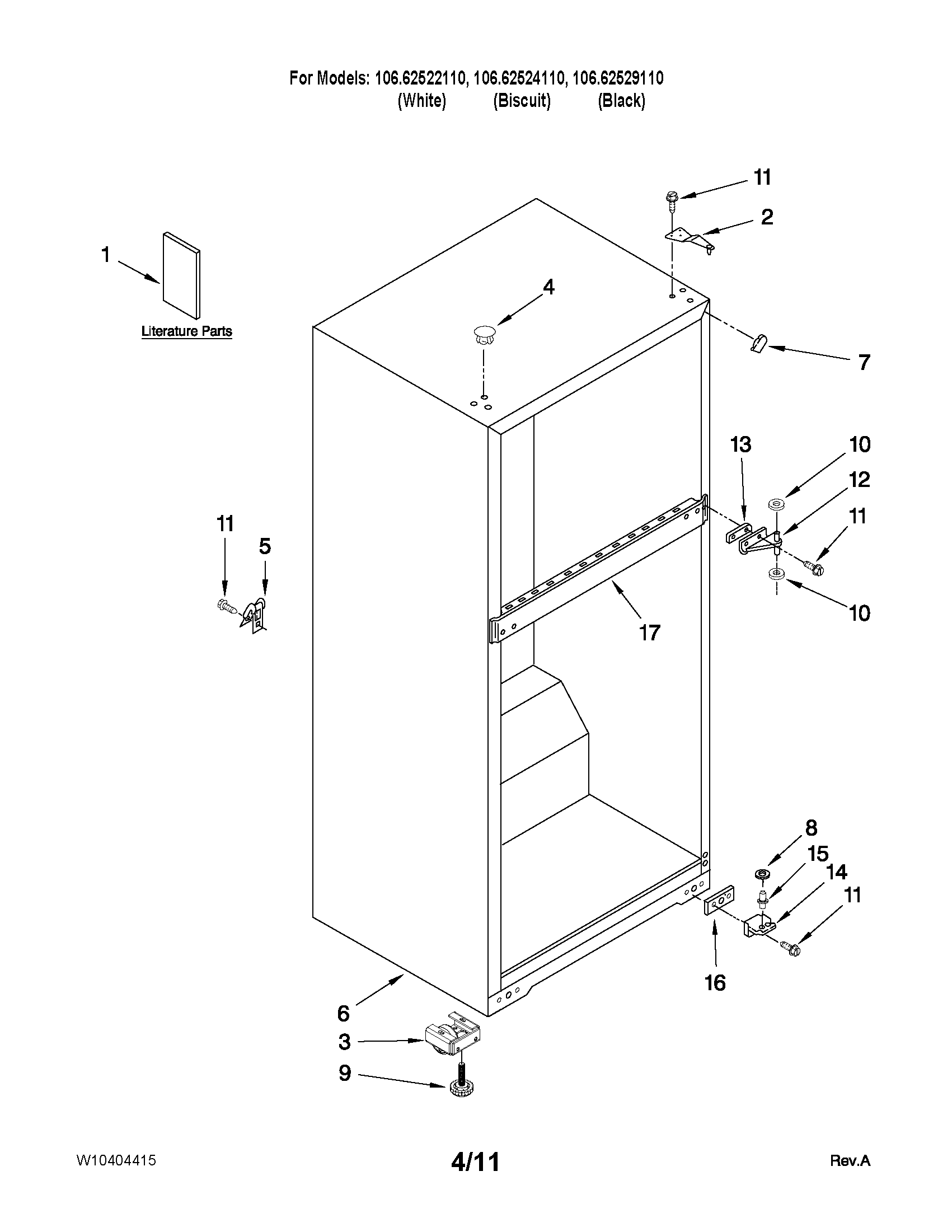 CABINET PARTS