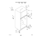 Kenmore 10662722110 cabinet parts diagram