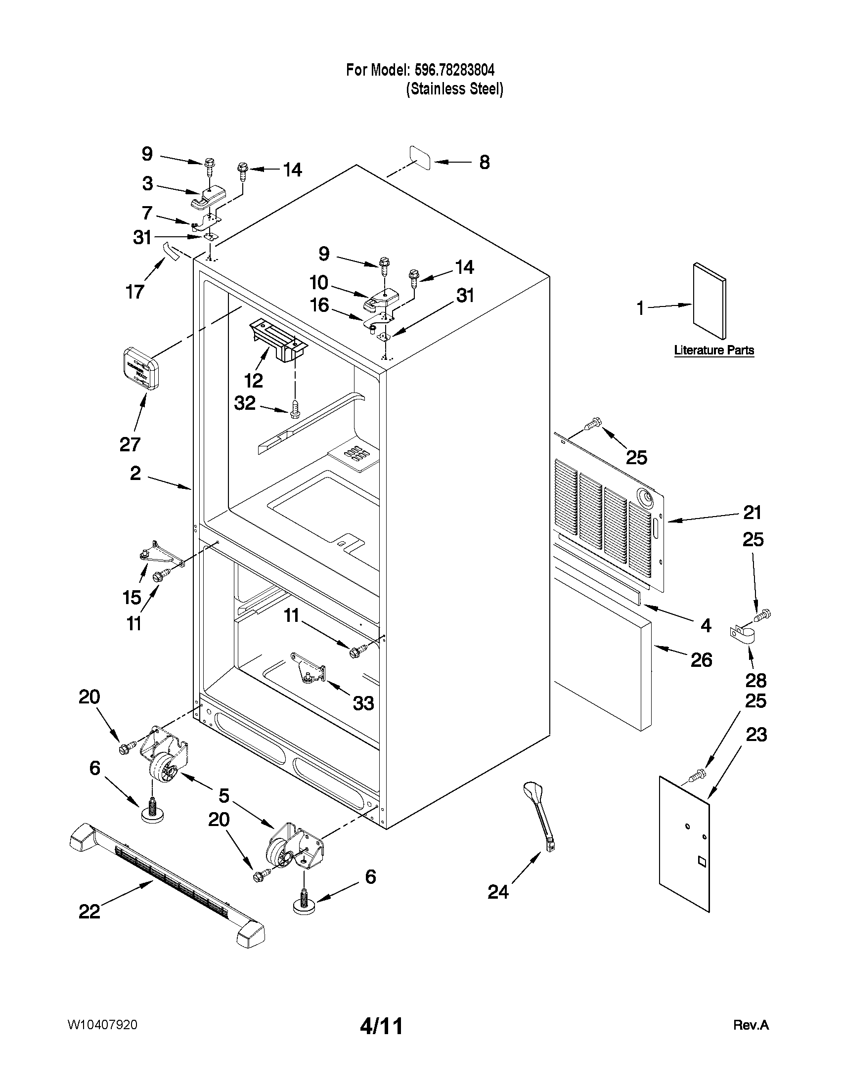 CABINET PARTS